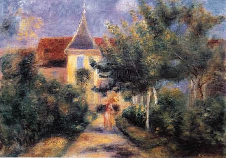 Pierre Renoir Renoir's House at Essoyes Sweden oil painting art